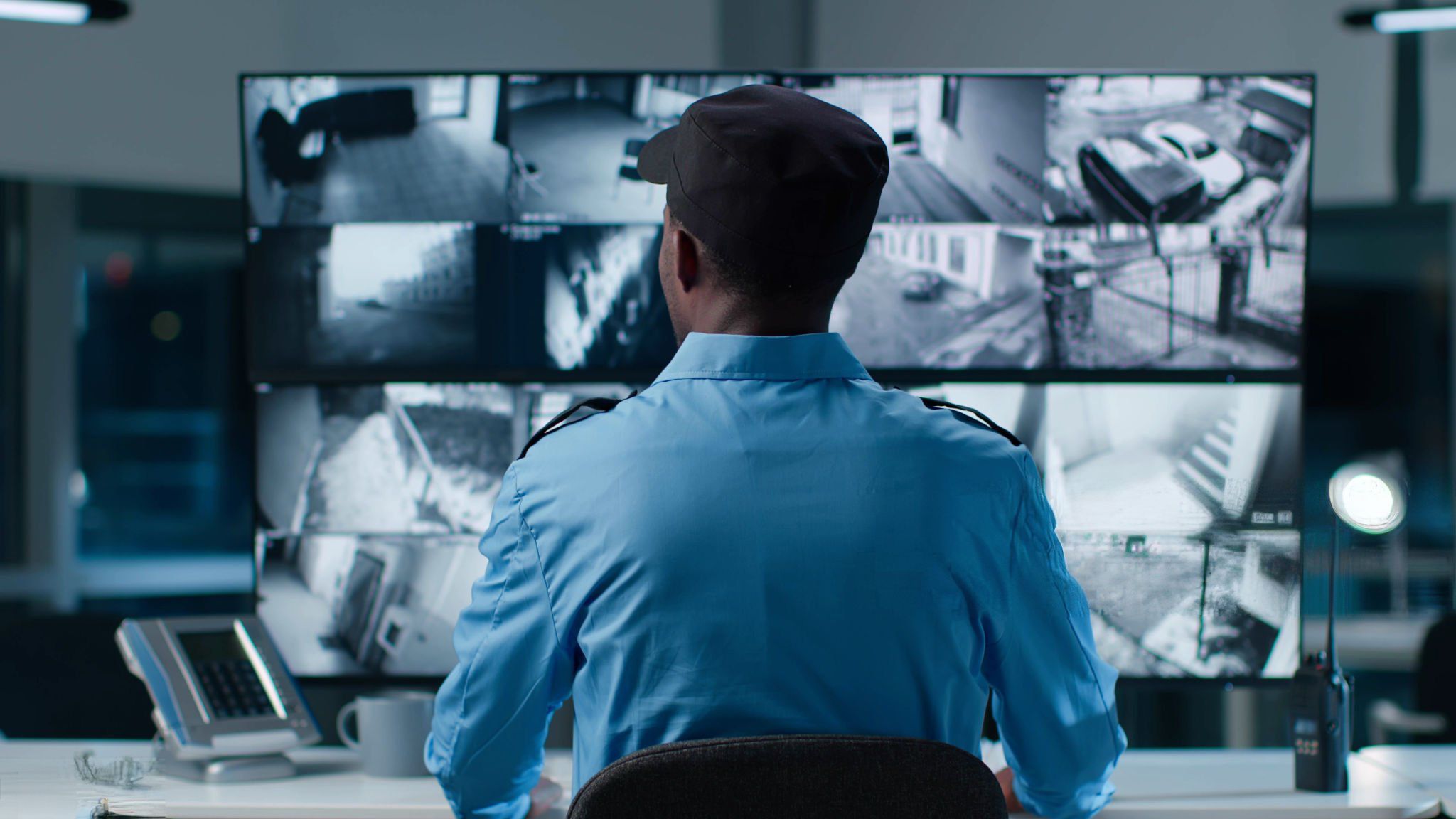 Security camera used for remote monitoring